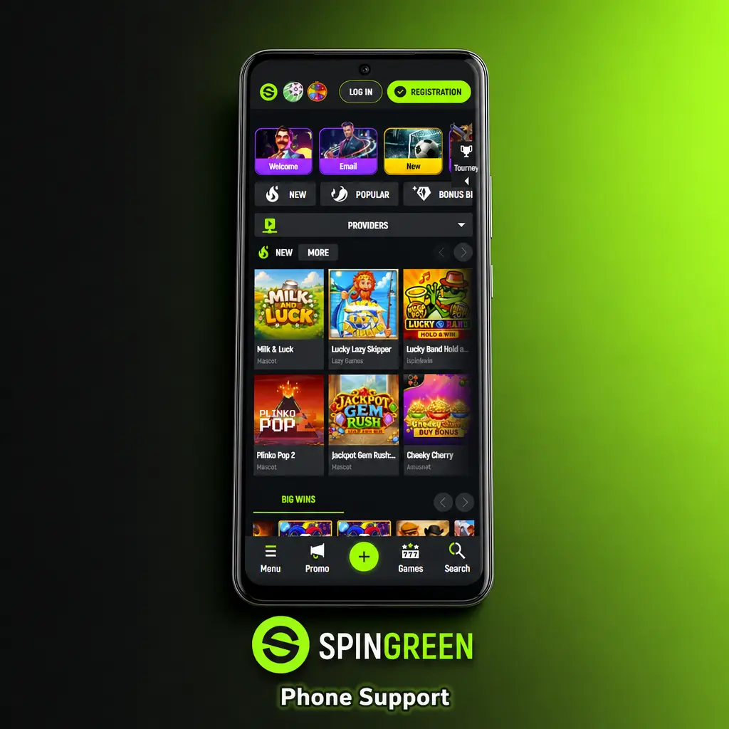 SpinGreen phone support helpline for Australian players to speak directly with a representative about account issues